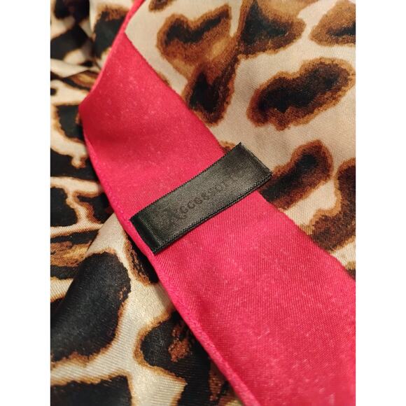 Vintage Accessorize Leopard Print Square Scarf 36"x36" - Picture 6 of 6